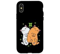 Gemini Zodiac Sign as a Cat Horoscope Case for iPhone X/XS