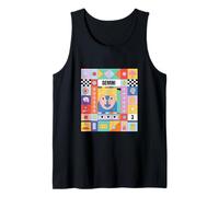 Gemini Zodiac Sign Bauhaus Style - Modern Astrology Art Tank Top