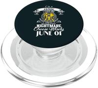 Gemini Zodiac Sign Women Man Birthday June 01 I'm Gemini PopSockets PopGrip for MagSafe