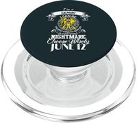 Gemini Zodiac Sign Women Man Birthday June 12 I'm Gemini PopSockets PopGrip for MagSafe