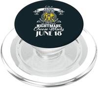 Gemini Zodiac Sign Women Man Birthday June 18 I'm Gemini PopSockets PopGrip for MagSafe
