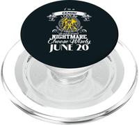 Gemini Zodiac Sign Women Man Birthday June 20 I'm Gemini PopSockets PopGrip for MagSafe