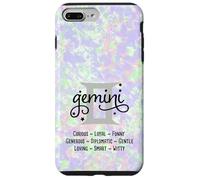 Gemini Zodiac Traits Horoscope Astrology Twin Sign Case for iPhone 7 Plus/8 Plus