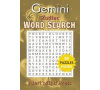 Gemini Zodiac Word Search: 50 Word Search Puzzles for Gemini the Curious and Quick-Minded Twins, Astrology, Zodiac,| 6x9 inches,106 pages |50 ... and Free times (Astrology Zodiac Word Search)