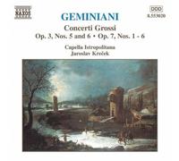 Geminiani: Concerti Grossi Vol. 2 - Op. 3 Nos. 5 & 6, Op. 7 Nos. 1-6 by Geminiani, F. (1998) Audio CD