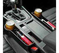 Geminimall Car Seat Gap Storage Organizer, Car Seat Side Gap Filler Leak Proof Storage Organizer, Seat Crevice Slit Pockets, Storage Box For Car Seat Catcher Gap L+R