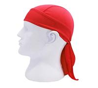 Geminimall Sports Headwear Quickly Dry Sun UV Protection Cycling Bandana Running Beanie Bike Motorcycle Skull Cap Under Helmet for Men and Women Red