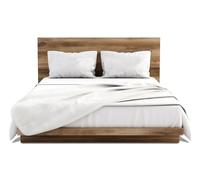 GEMITEX Bed Set Made in Italy in 100% Cotton, Plain Colour, Double Size, Cotton Line, White, with Anti-Pilling and Hypoallergenic Treatment