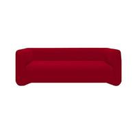 GEMITEX FLEXY 3 Seater Sofa Cover BORDEAUX MADE IN ITALY UNIVERSAL BIELASTIC WITH CURTAIN STICKS