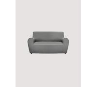GEMITEX Gemiglam 4 Seater Sofa Cover, Grey, Bi-Elastic Fabric, Made in Italy, Polyester