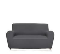 GEMITEX Magical Sofa Cover, Made in Italy, 4 Seaters, Grey, Made of Solid and Stretch Fabric, New Fit, 96% Polyester and 4% Elastane, Sofas