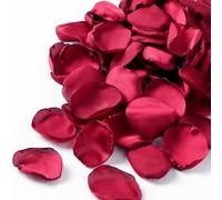 GemJelry 200Pcs Silk Rose Petals Large Artificial Scatter Flower Petals with Gift Box for Bridal Shower Romantic Night Wedding Aisle Reception Table Centerpieces Decor