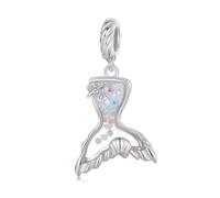 GemKing SCC2943 Dreamy Mermaid Tail Pendant