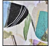 Gemma Bardot Tomorrow Never Knows Framed Canvas Print Gemma Bardot Multicolor