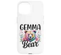 GEMMA Bear Floral Graphic for Mothers Day Moments Case for iPhone 15