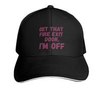 Gemma Collins Coffee Mug 'Get That Fire Exit Door I'm Off' GC Slogan I’m Claustrophobic Darren Towie Diva Big Br Baseball Cap,Gift