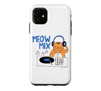 Gemma Correll Meow Mix DJ Cat Funny Rave Design Case for iPhone 11