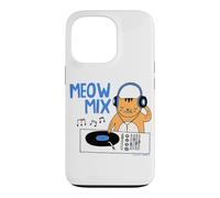 Gemma Correll Meow Mix DJ Cat Funny Rave Design Case for iPhone 13 Pro