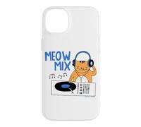 Gemma Correll Meow Mix DJ Cat Funny Rave Design Case for iPhone 14 Plus
