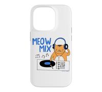 Gemma Correll Meow Mix DJ Cat Funny Rave Design Case for iPhone 14 Pro