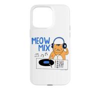 Gemma Correll Meow Mix DJ Cat Funny Rave Design Case for iPhone 15 Pro Max