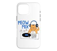 Gemma Correll Meow Mix DJ Cat Funny Rave Design Case for iPhone 16 Pro Max