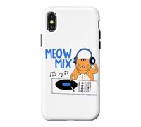 Gemma Correll Meow Mix DJ Cat Funny Rave Design Case for iPhone X/XS