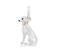 Gemma J Sterling silver Greyhound or Whippet Charm, compatible with most popular charm bracelets