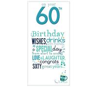 Gemma On your 60th Birthday Blue Card. Little Thoughts.