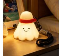 Gemmac Badminton Kids Night Light Pendant, Silicone Night Lights Rechargeable Dimmable LED Lamp Soft Touch Table Lamps USB RGB Bedroom Bedside Table Lights Gifts for Boy, Teens Home Office Birthday