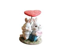 Gemmia Book Lover Reading Rabbit Figurines- My Sister My Friend