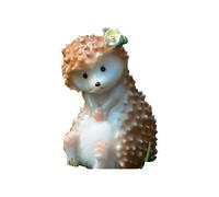 Gemmia Miniature Fairy Garden Hedgehog Figurine- Thinking Hedgehog Statue