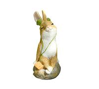 Gemmia Miniature Fairy Garden Rabbit Figurines- Listening with Heart