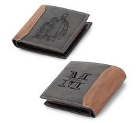 GemMyShin Personalized Leather Wallet for Men - Custom RFID Blocking Wallet with Engraved Name & initial - Ideal Gift for Husband, Dad, Boyfriend, Son, Anniversary Father's Day Gifts, 06-custom wallet
