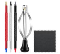 Gemoioio 5Pcs Watch Hand Removal Tool with Watch Plunger Puller | Watch Repair Tools,Removers Lever Minute Second Hand Removal