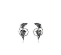 Gemondo Art Nouveau Earrings, 925 Sterling Silver 0.17ct Marcasite Art Nouveau Style Stud Earrings