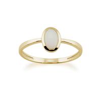 Gemondo Classic Oval Opal Ring in 9ct Yellow Gold - K