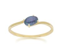 Gemondo Classic Oval Triplet Opal Ring in 9ct Yellow Gold - L