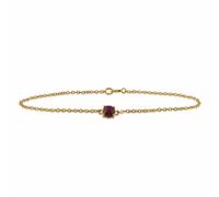 Gemondo Classic Round Ruby Checkerboard Bracelet in 9ct Yellow Gold