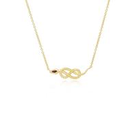 Gemondo ECFEW™ Garnet Winding Snake Pendant Necklace in Gold Plated Sterling Silver