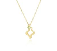 Gemondo ECFEW™ Peridot Snake Pendant Necklace in Gold Plated Sterling Silver