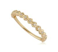 Gemondo Half Eternity Diamond Band Ring In 9ct Yellow Gold - O