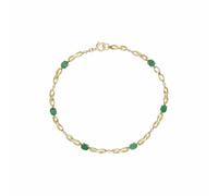Gemondo Infinity Luxe Emerald & Diamond Tennis Bracelet in 9ct Gold