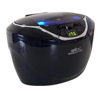GemOro Sparkle Spa Pro | Personal Ultrasonic Jewelry Cleaner 5 User-Programmable Timed Cleaning Cycles | Professional Performance Machine with Digital Timer for Rings Watches Glasses Earrings (Black)