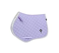 GemRebel Close Contact Non-Slip Design Horse Riding Pad Moisture-Wicking Shock Absorbing English Saddle Pad for Horses Lilac