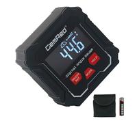 GemRed Digital Angle Finder, Angle Gauge IP54 Waterproof, ±0.1° Precision, VA-LCD Backlight, 4×90° & 2×180° Range, V-Groove Magnetic Base for Woodworking Construction DIY