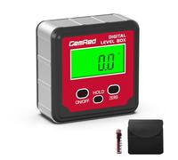 GemRed Digital Level Box, Bevel Gauge Inclinometer with Hold Function Backlight
