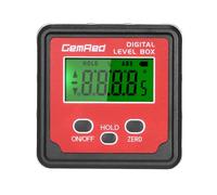 GemRed Level Box Angle Gauge Digital Angle Finder Inclinometer Level Gauge Magnetic Base