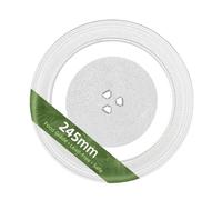 Gemroom 245mm Microwave Turntable Plate Fits Special Compact Microwave | Compatible with Panasonic 49018556 Sharp C00566570 and AEG Microwave Turntable Plate Only Compatible with 177mm Roller Ring