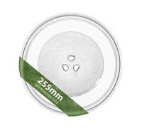 Gemroom 255mm Microwave Turntable Compatible with GE WB49X10229 WB49X0688, 255 mm Replacement Microwave Glass Plate for Daewoo 3517203600, Panasonic A060140L0TU A0601-1000